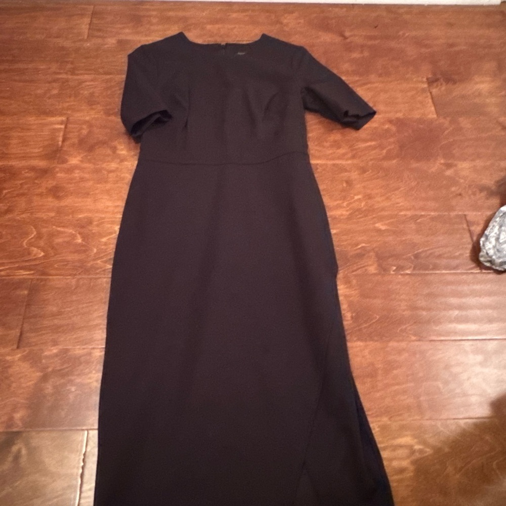 Banana Republic Classic Black Midi Dress
